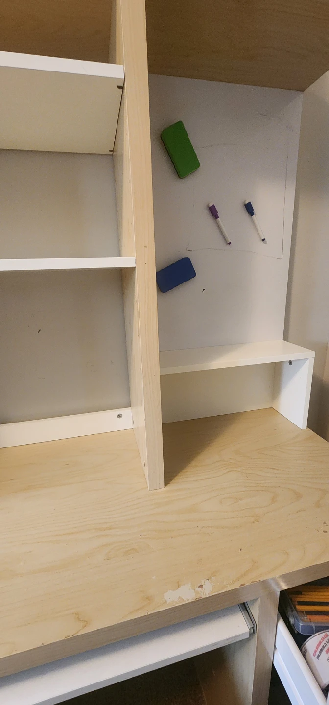 Computer Desk with Hutch and Drawer - photo 3