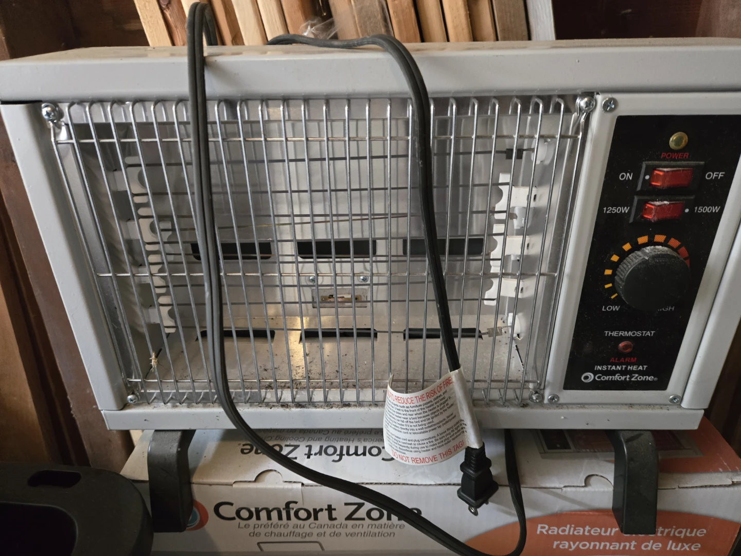 Comfort Zone Radiant Heater CZ550CN - photo 2