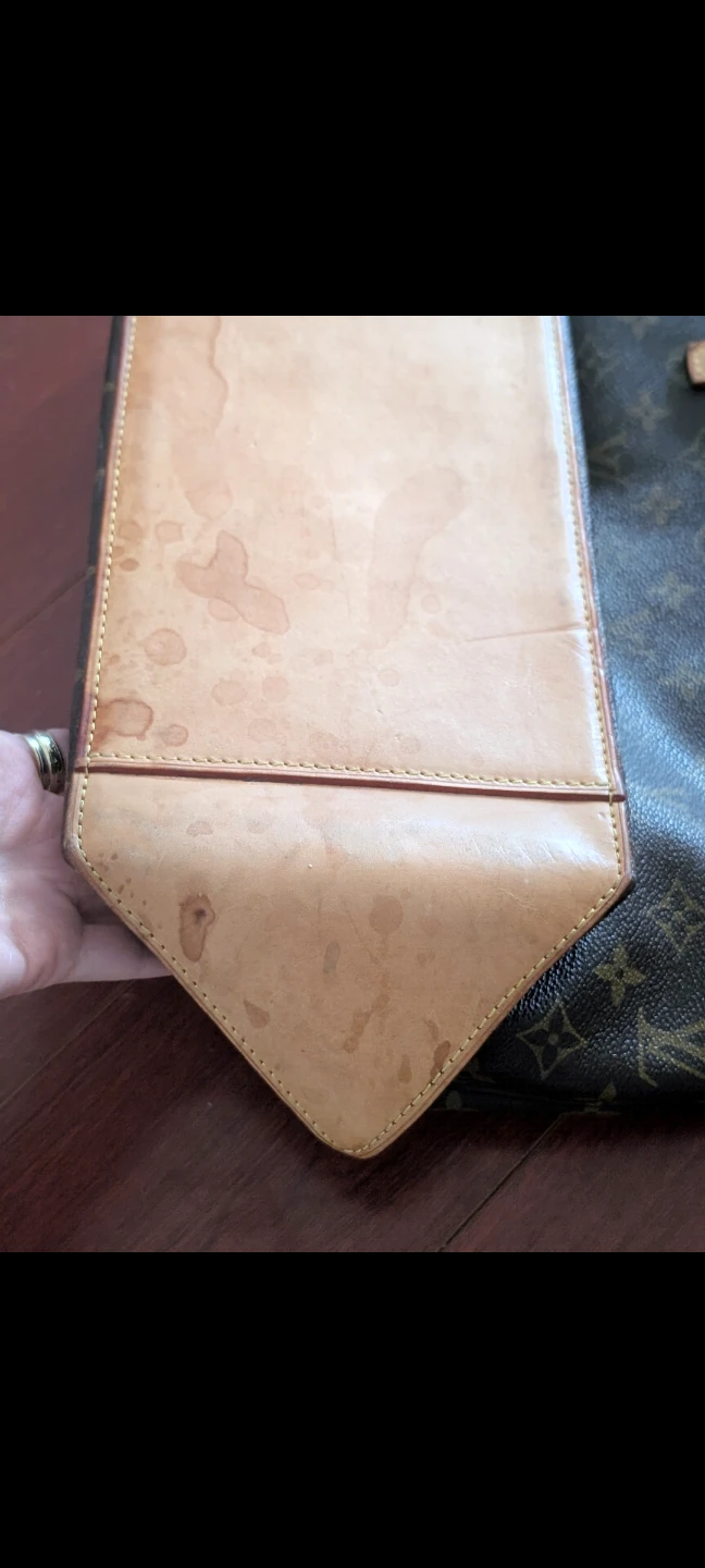 Vintage Louis Vuitton Monogram Canvas Tote with Gold Buckle - photo 3