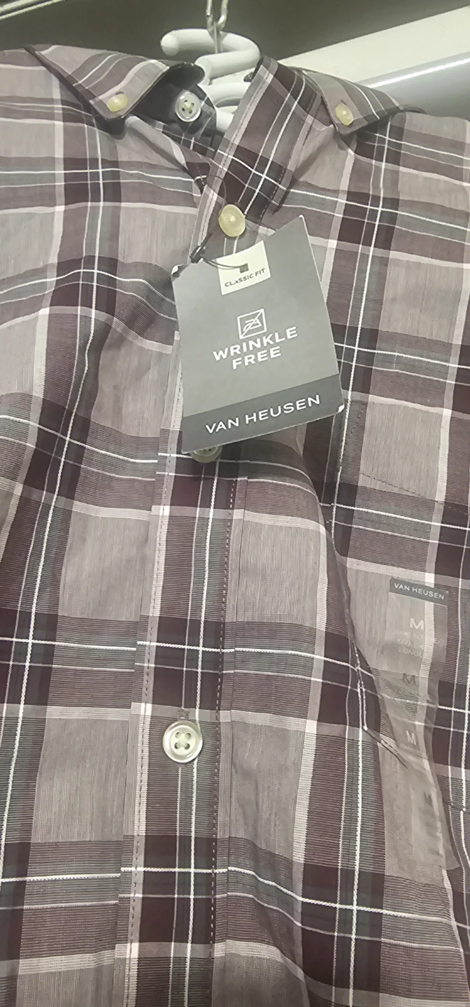 Van Heusen Men's Plaid Shirt - Size M - photo 3