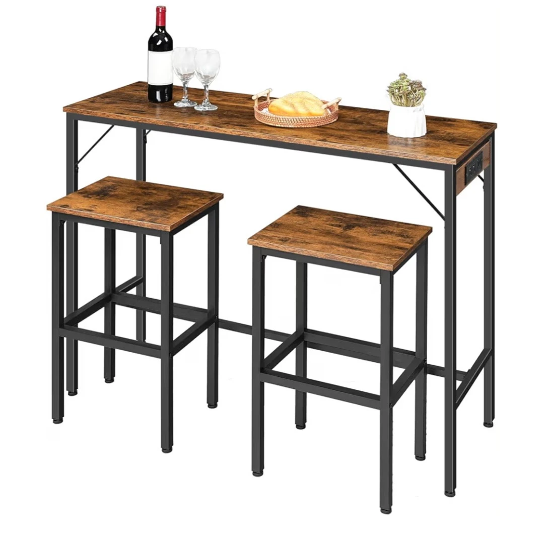 Pub style table with stools