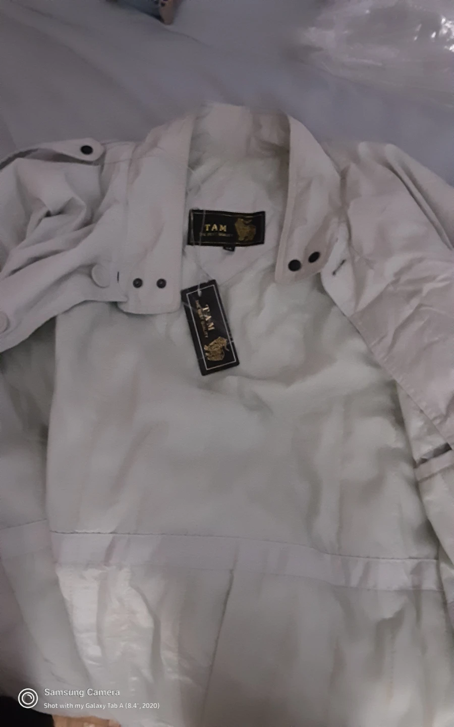TAM Beige Trench Coat ,  MADE IN AUSTRIA - photo 3