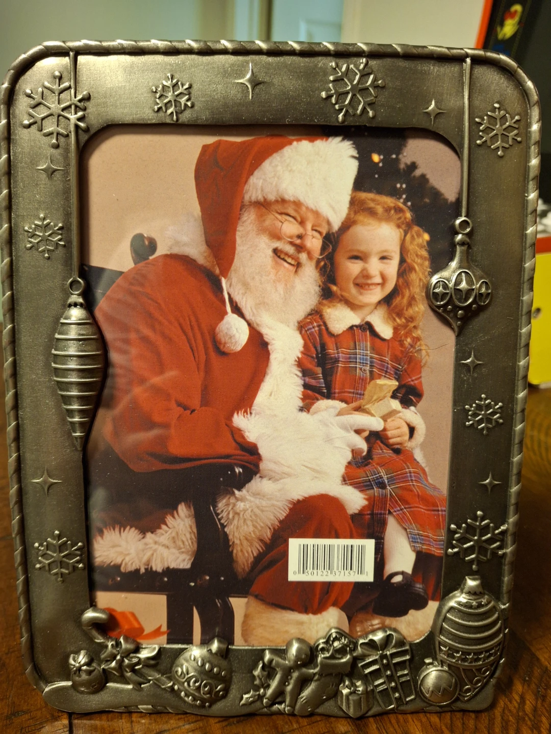 Metal 5X7 Christmas frame
