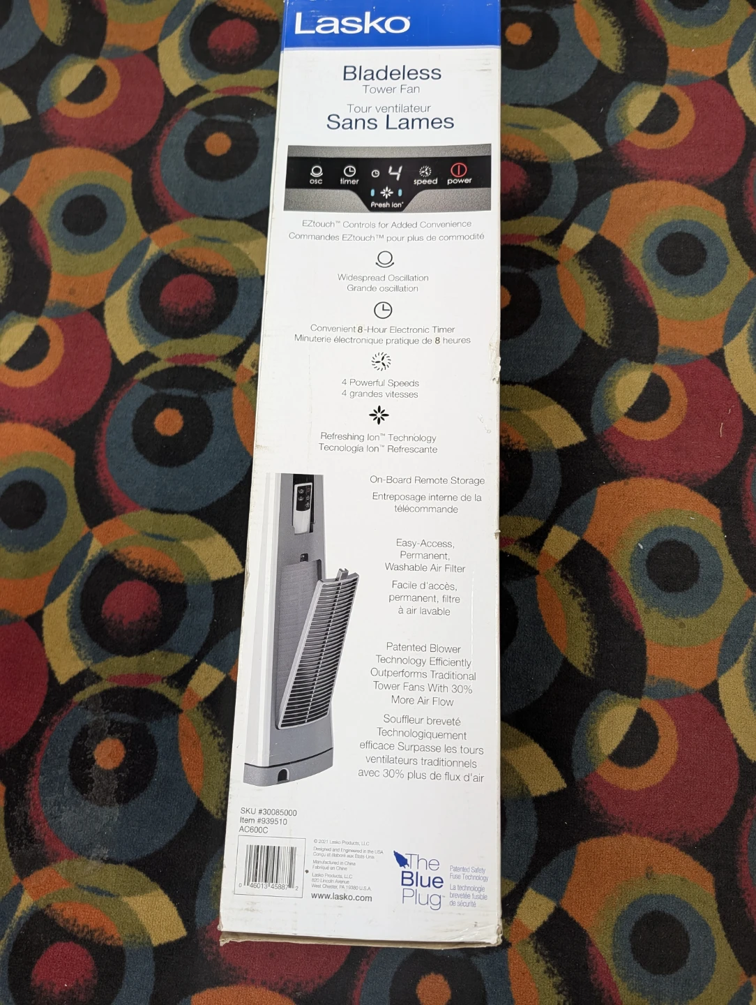 Lasko Bladeless Tower Fan - photo 2