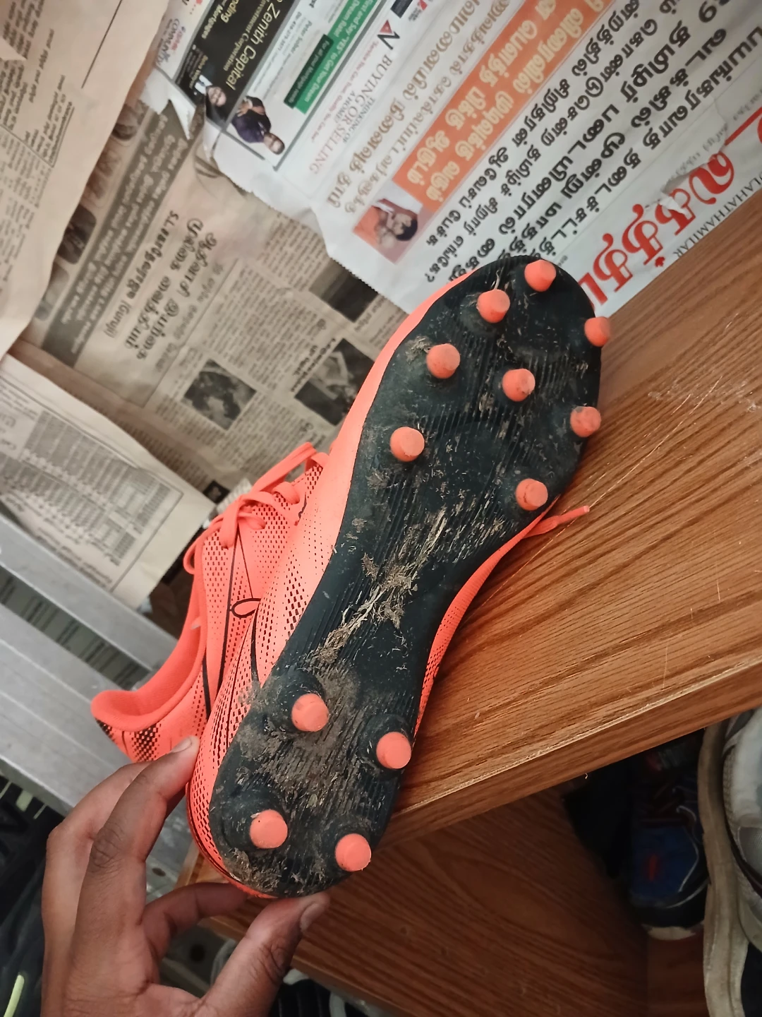 Puma Soccer Cleats - Orange - photo 3