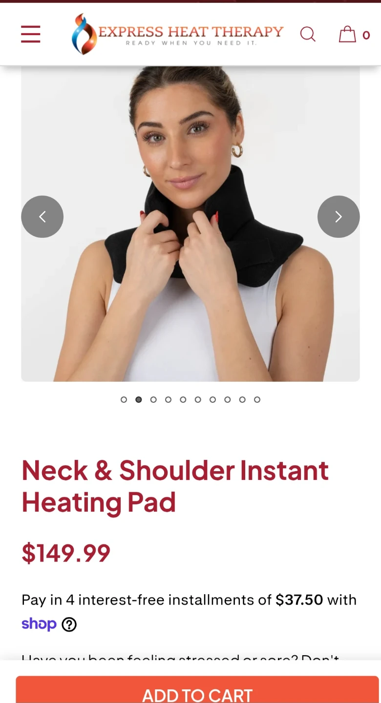 Reusable Instant Heat Pad for Neck/Shoulder Pain Relief - photo 5