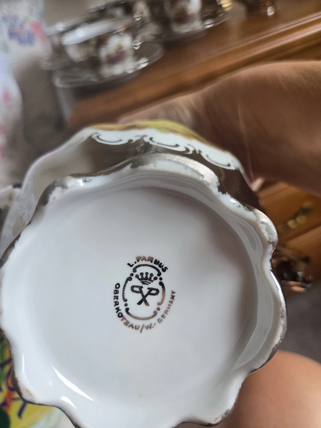 Vintage L. Parbus Rococo Style Tea Set - photo 4