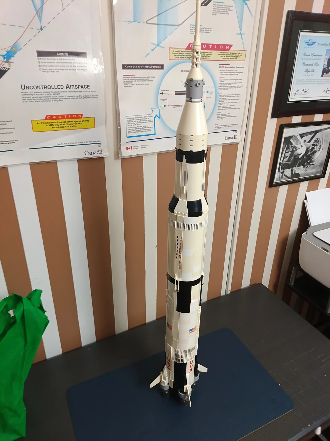LEGO Saturn V Rocket Model