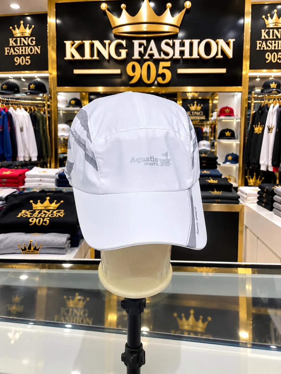 Aquatic Sports White Sport Cap