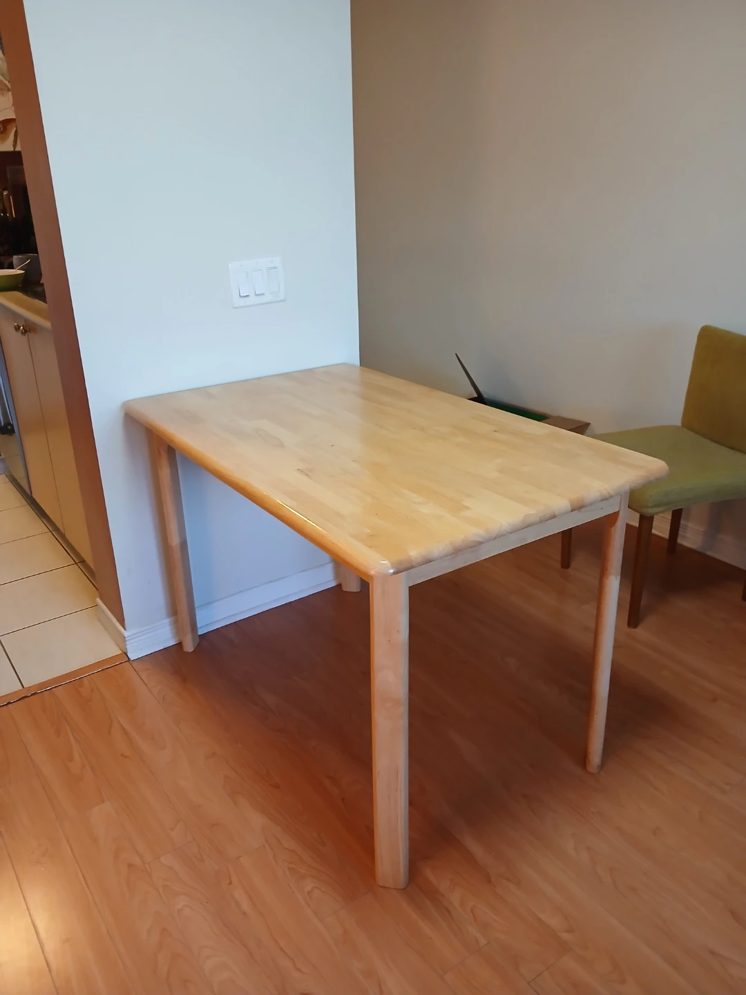Light Wood Kitchen Table - photo 2