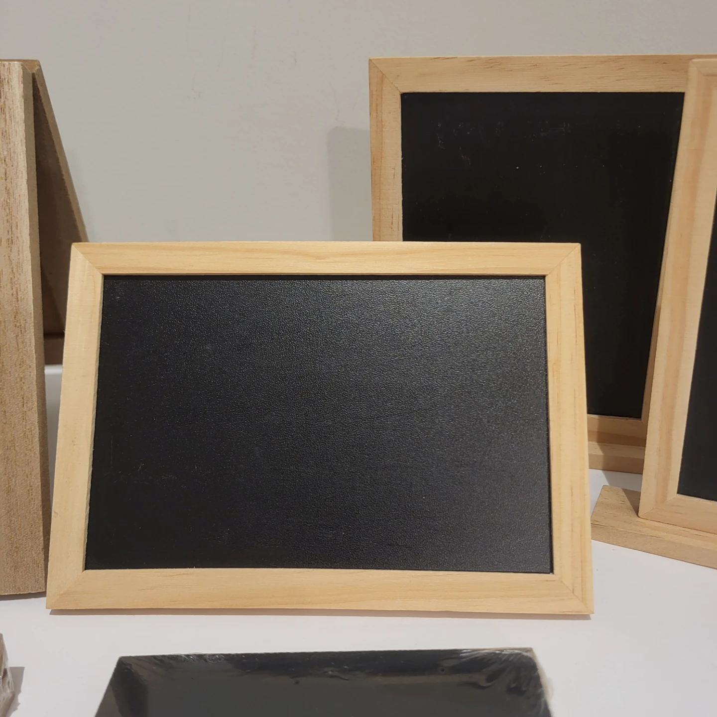 Set of 8 Small Wooden Chalkboard Signs - photo 3