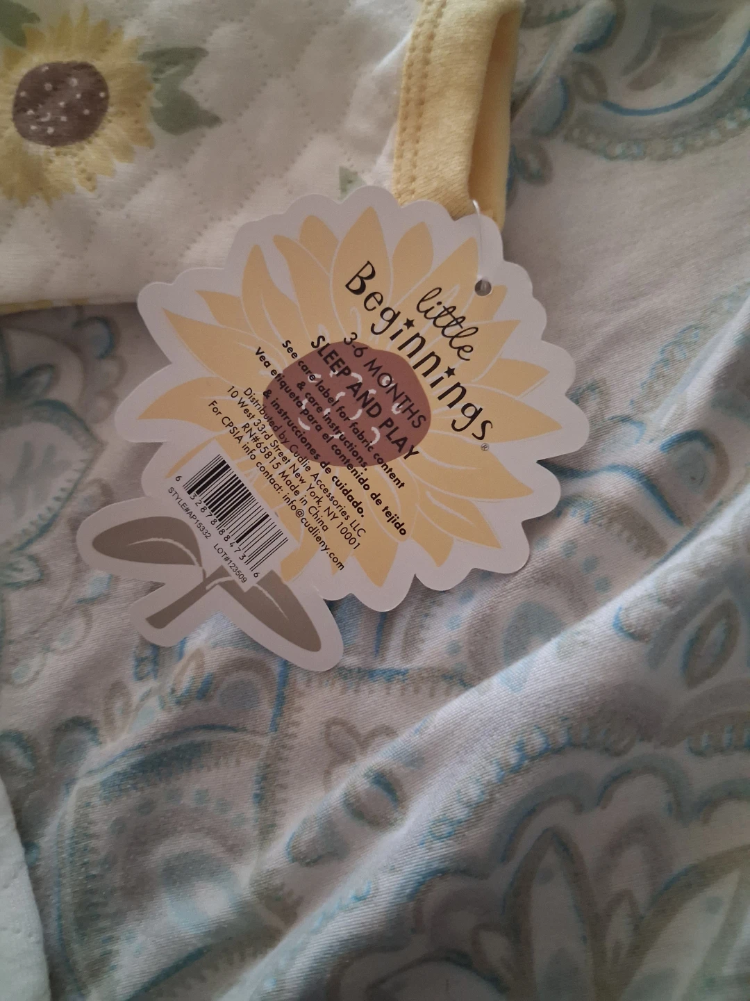 Little Beginnings Sunflower Sleep and Play - photo 3