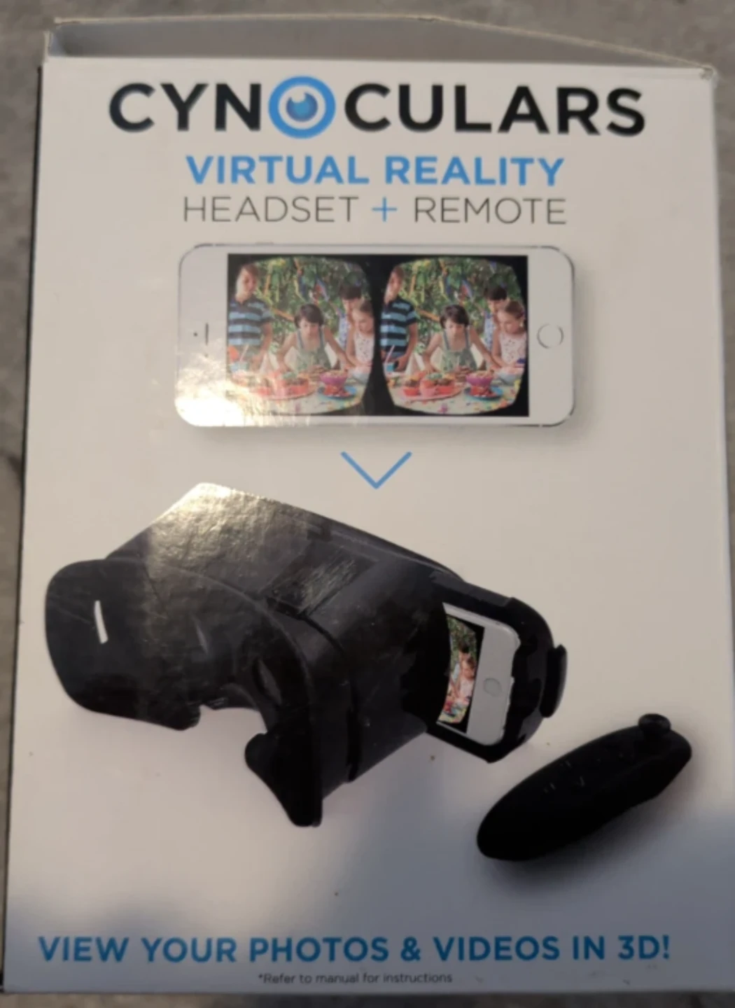 Cynoculars Virtual Reality Headset and Remote - photo 4