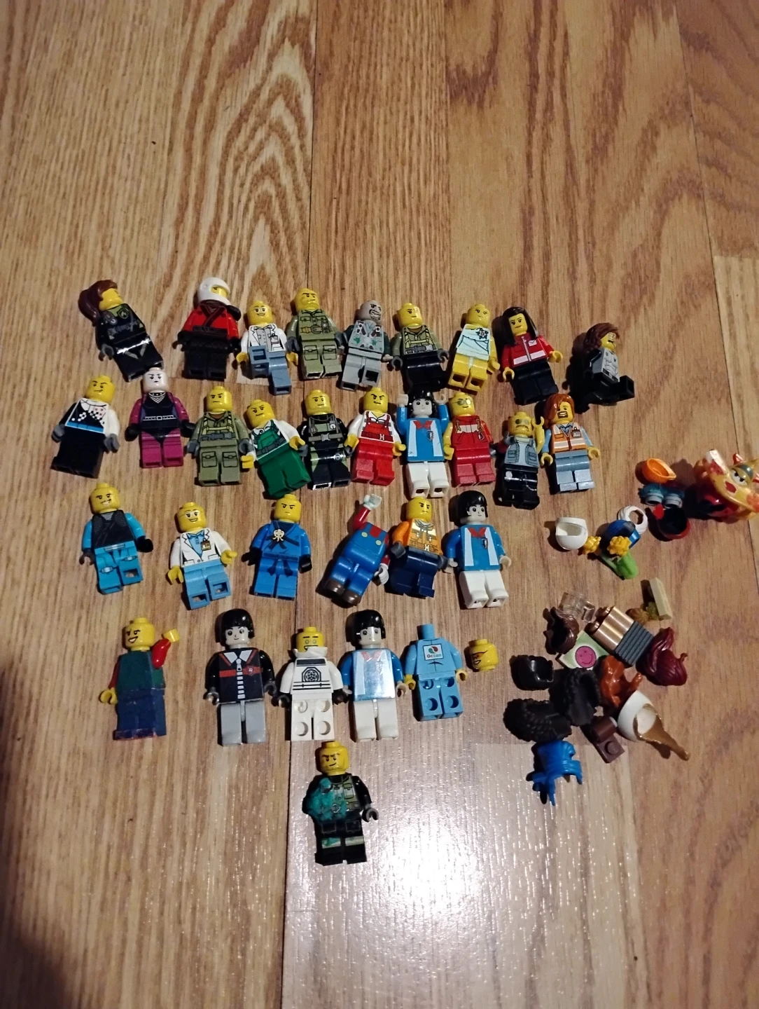 Large Collection of Lego Minifigures