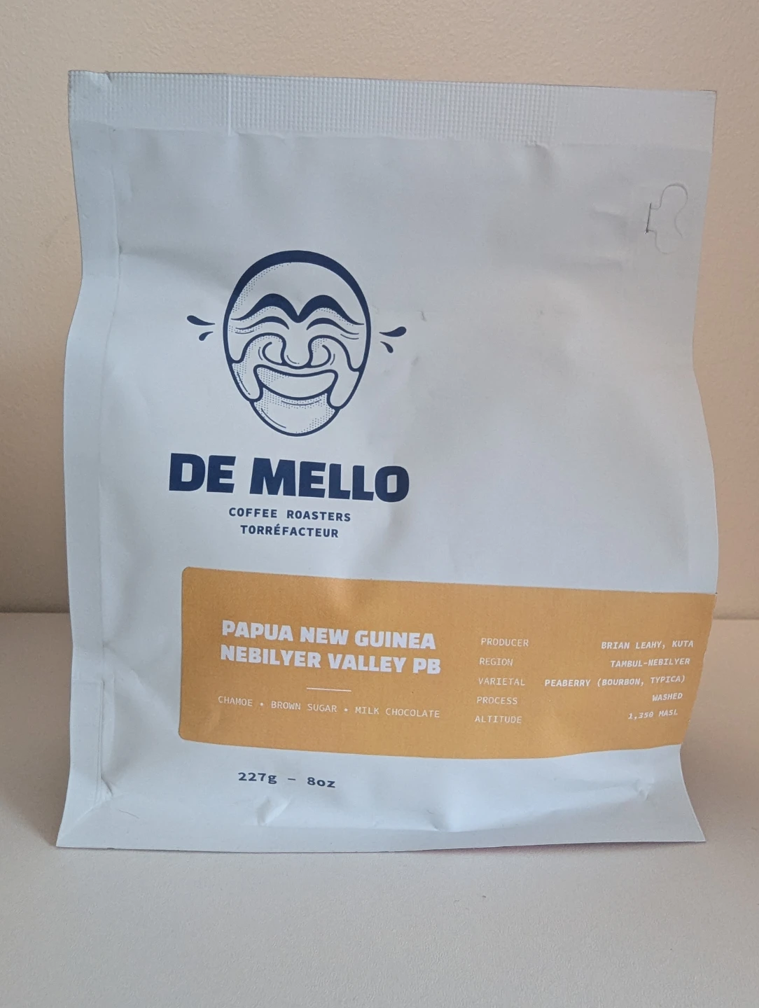 De Mello Papua New Guinea Coffee Beans 227g - photo 2