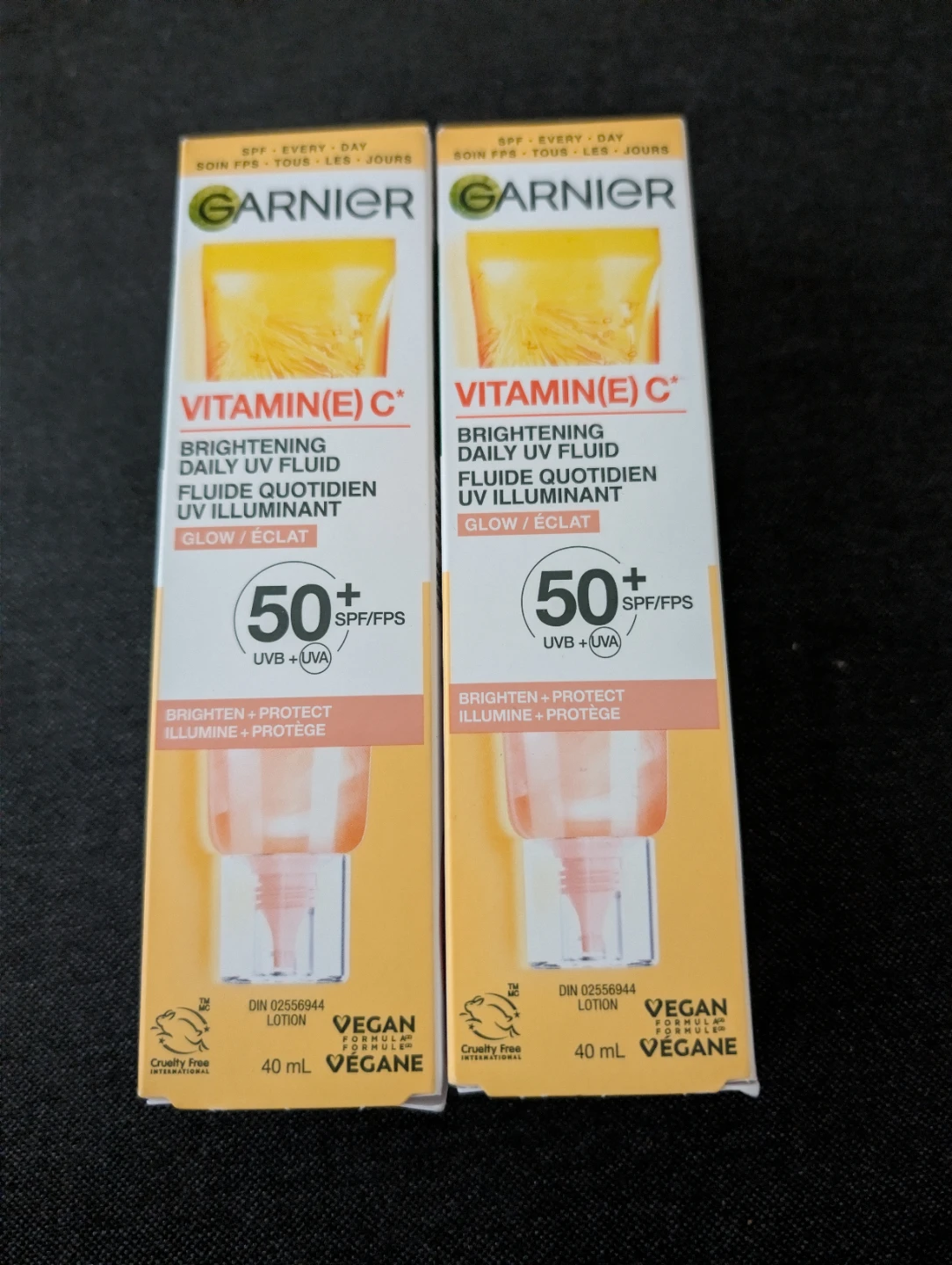 2 Garnier Vitamin C Daily UV Fluid SPF 50