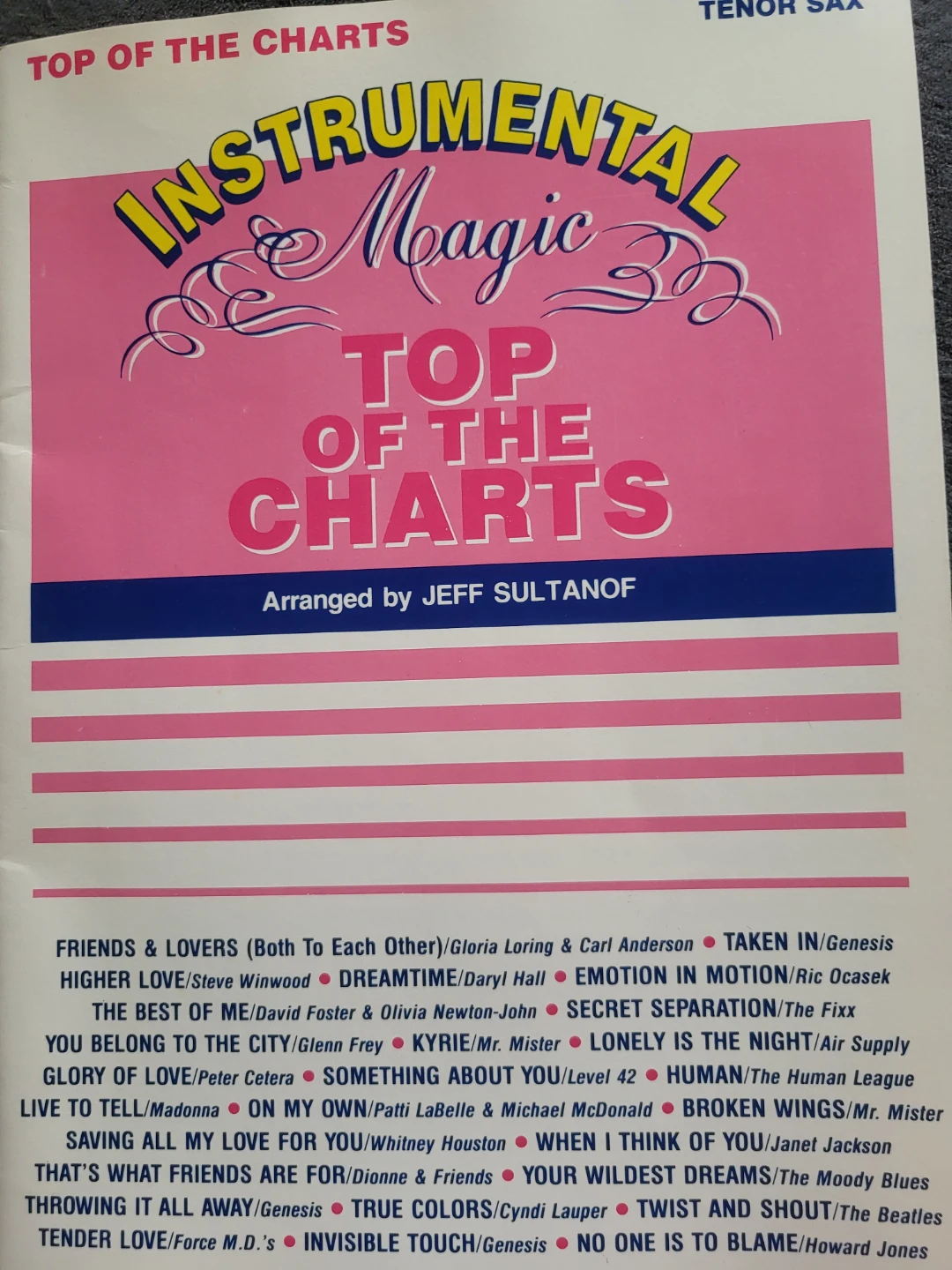 Instrumental Magic Top of the Charts Sheet Music