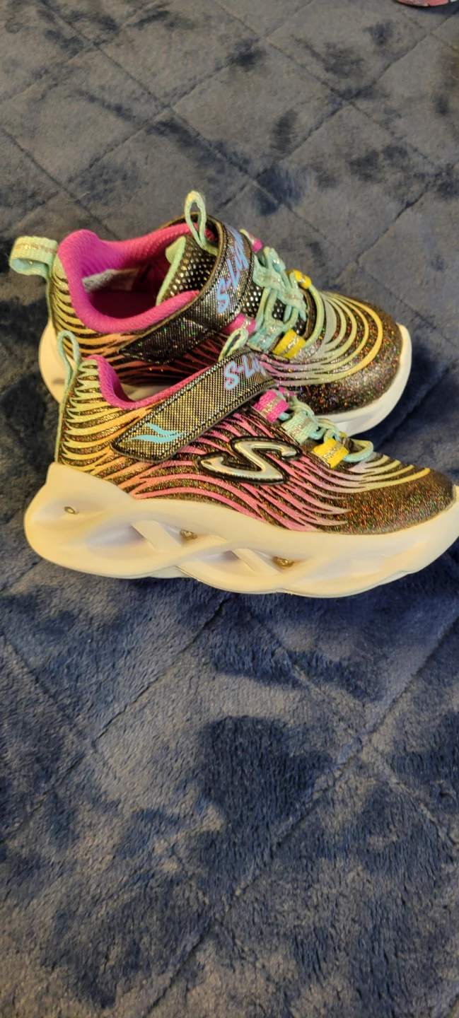 Two Pairs of Skechers S-Lights Kids Shoes - photo 4