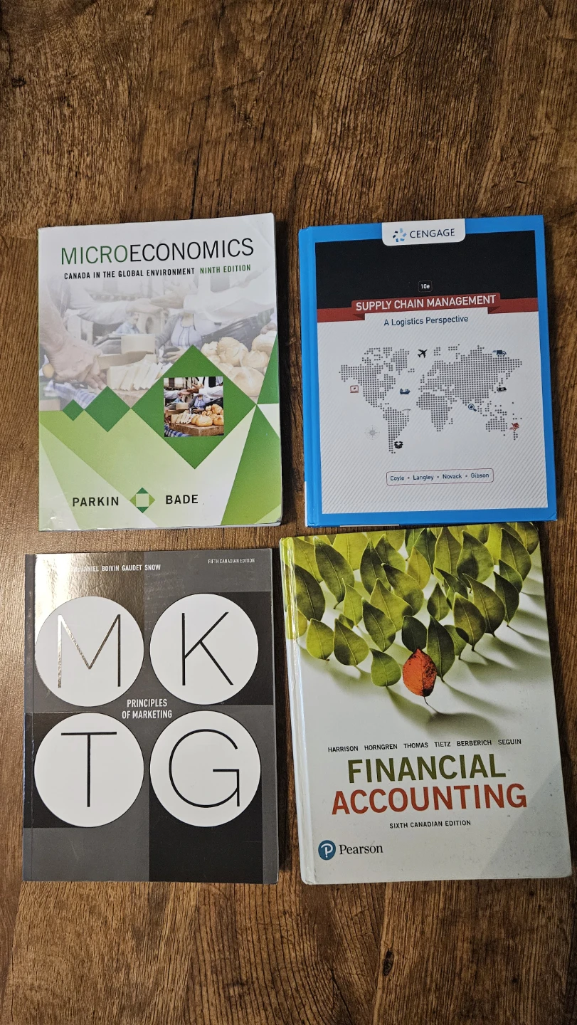 Set of 4 College Textbooks