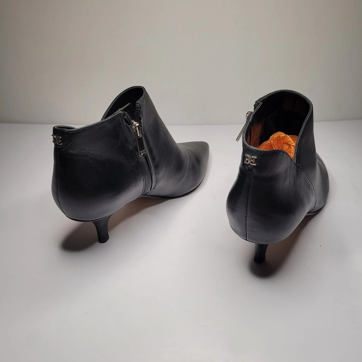 Sam Edelman Black Leather Ankle Boots - photo 4