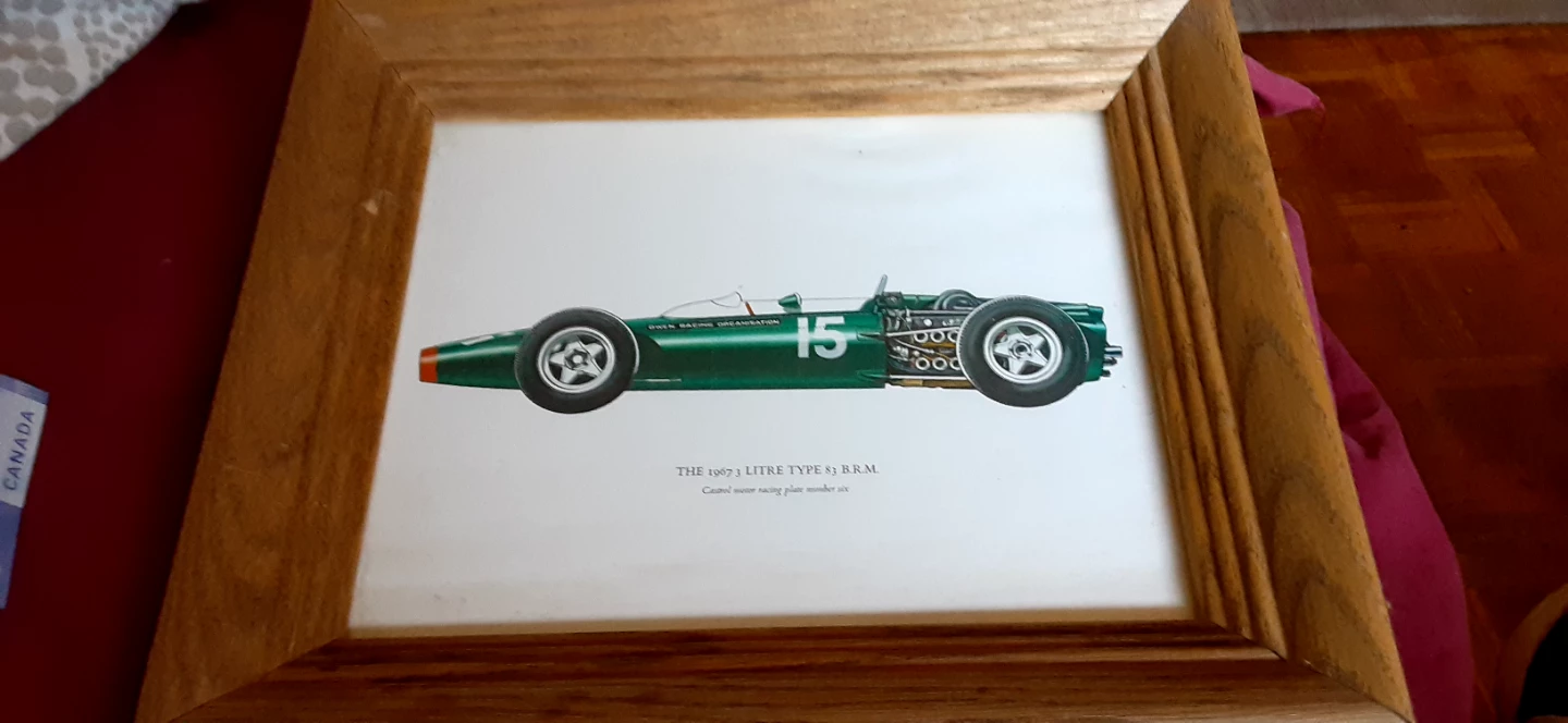 1967 3 Litre Type 83 B.R.M. Framed Print