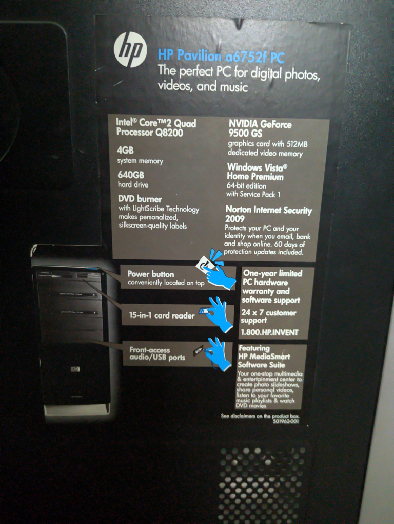HP Pavilion Desktop PC for parts - photo 4