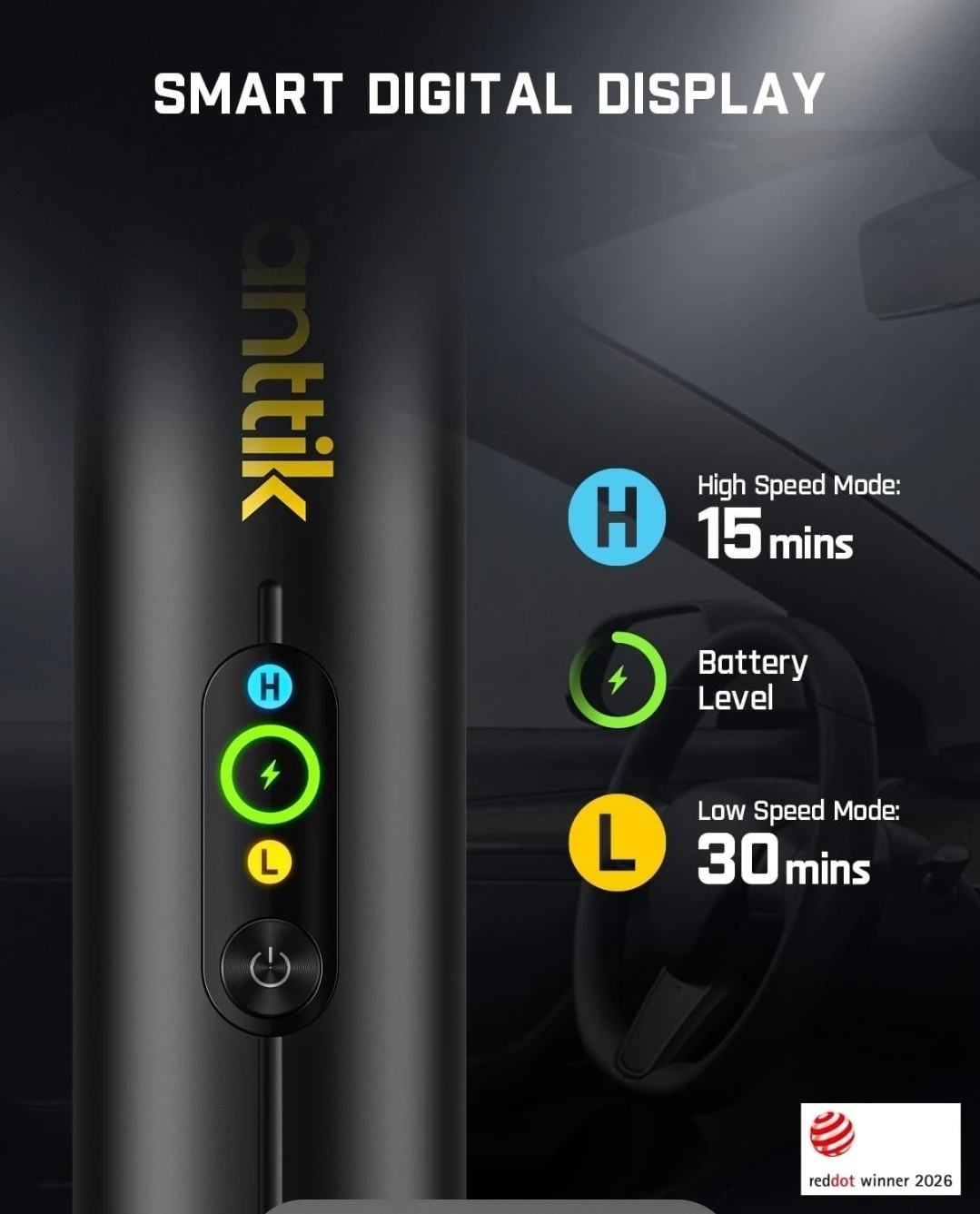 Fanttik Slim V10 APEX Car Vacuum, 4-in-1 Handheld mini Vacuum - photo 4