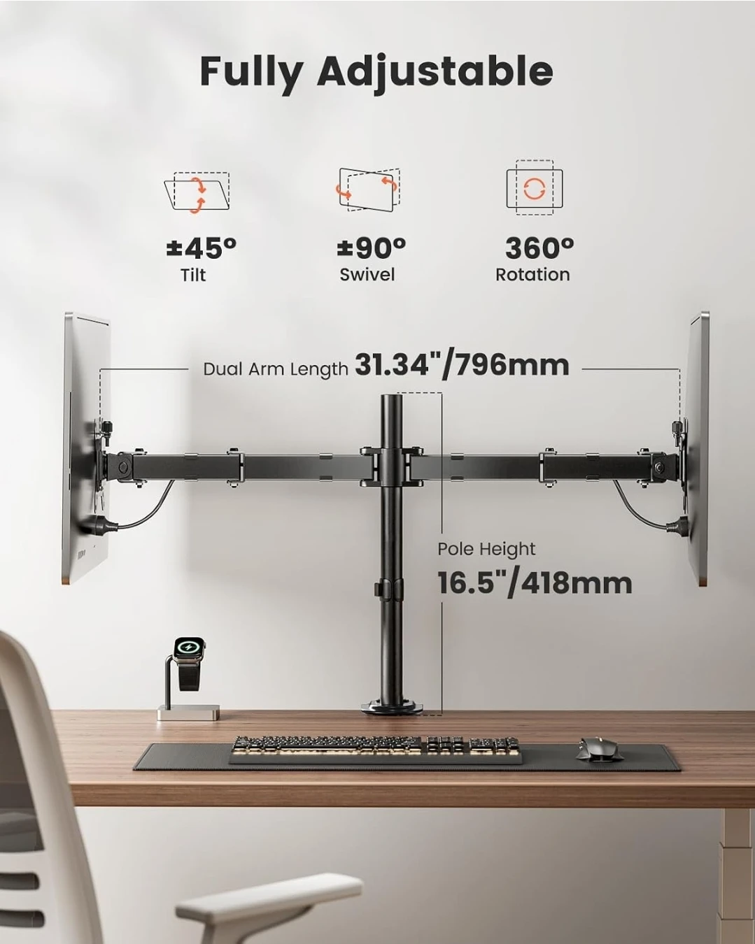Dual Monitor Desk Mount - photo 5