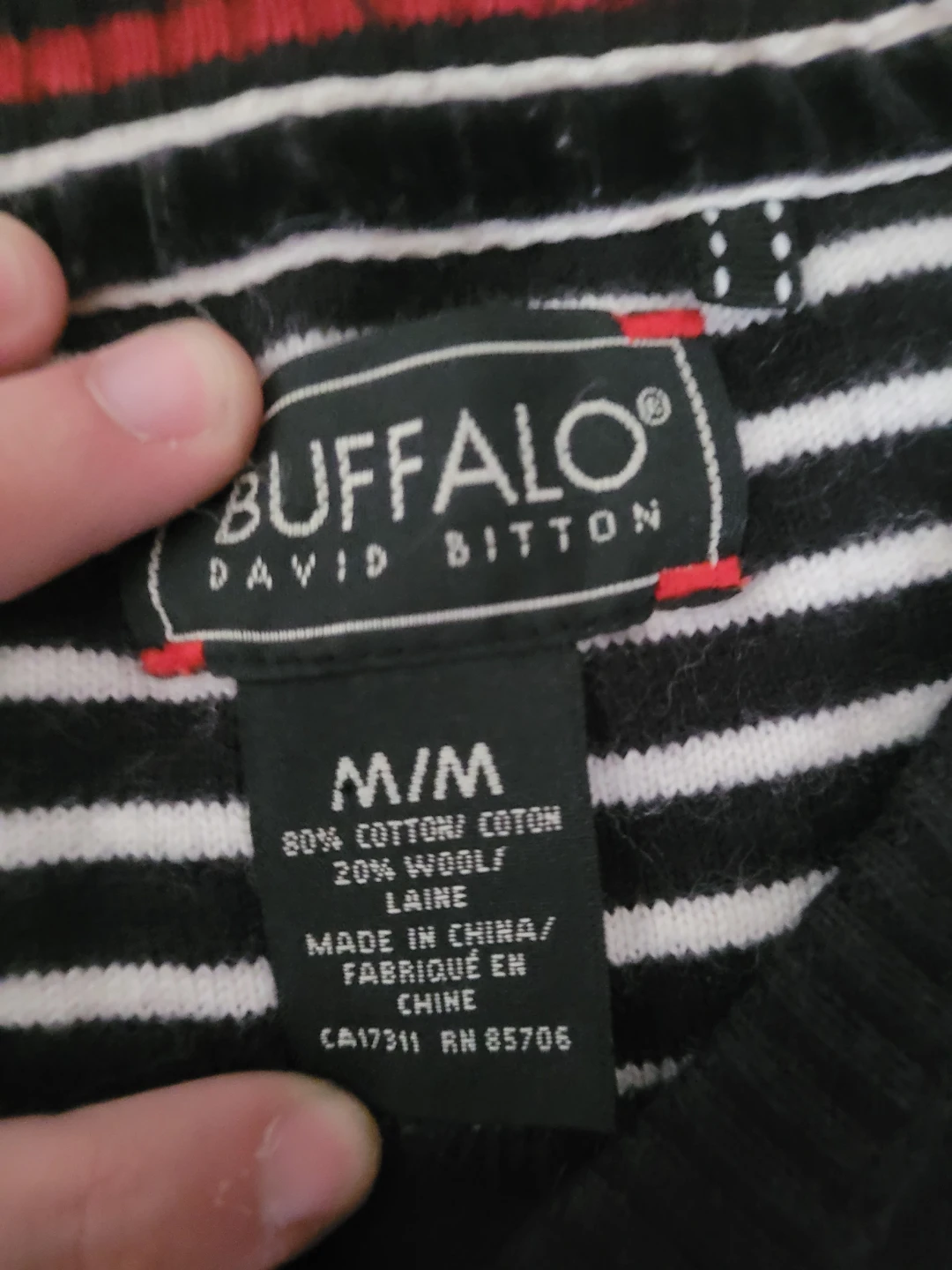 Buffalo David Bitton Striped V-Neck Sweater - photo 3