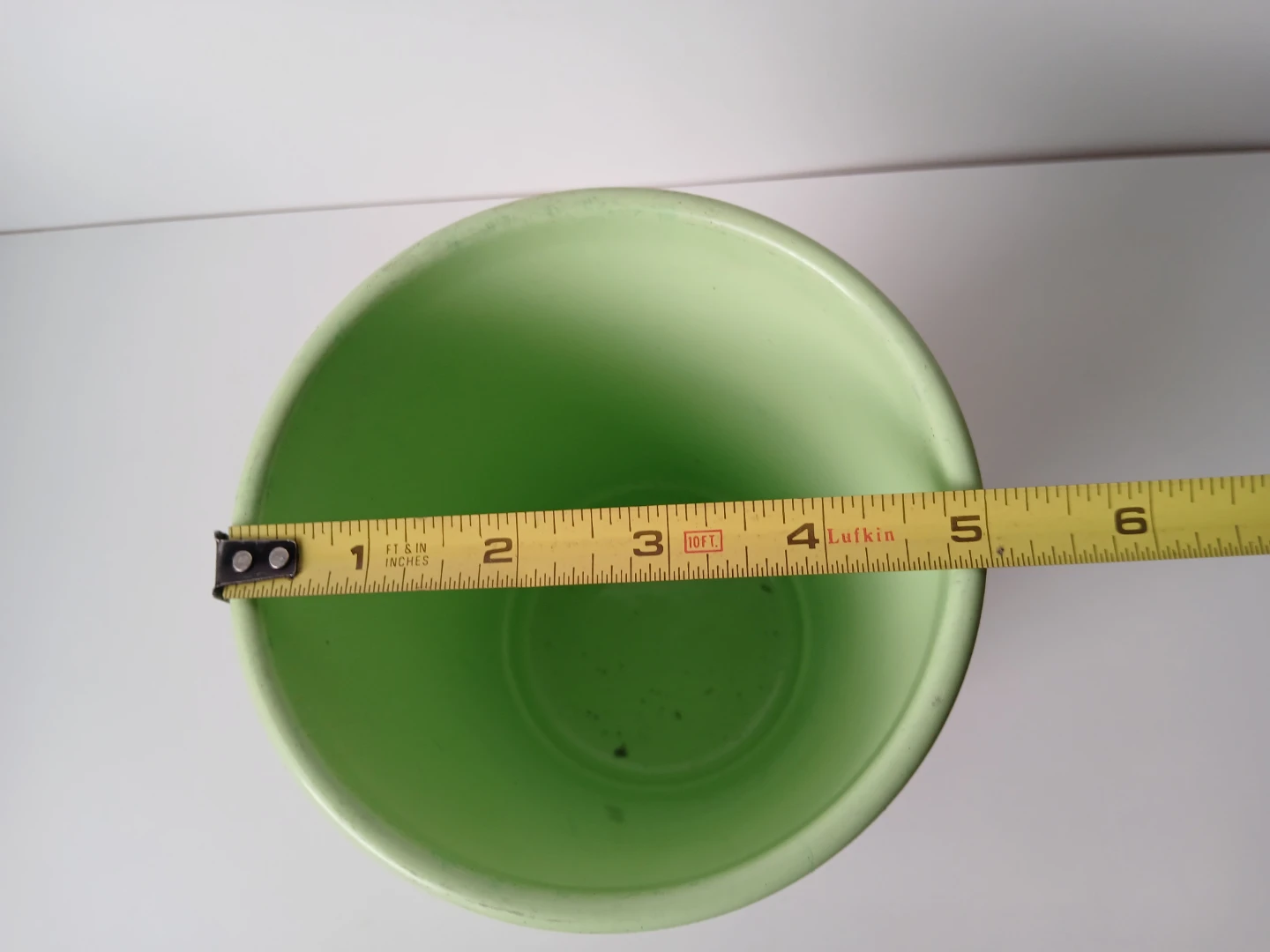 Two Ceramic Planters - Black and Light Green. $6 EACH. - photo 3