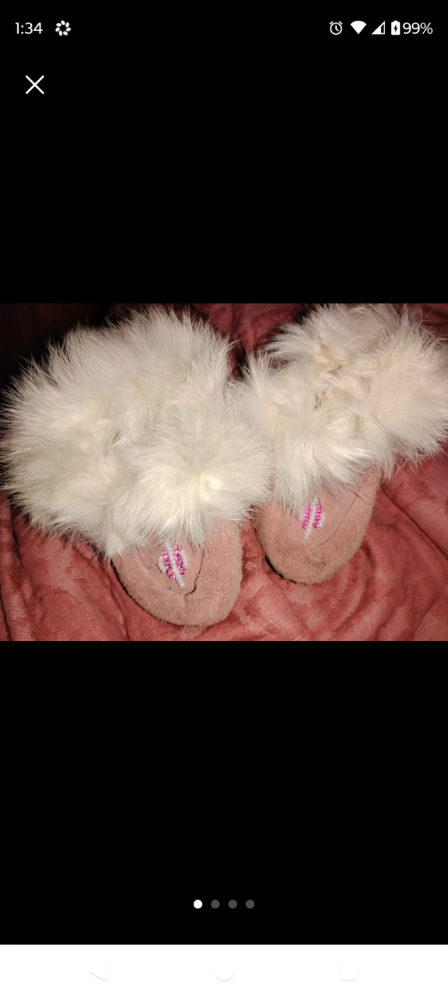 Handmade Baby Beaded Moccasins - photo 2