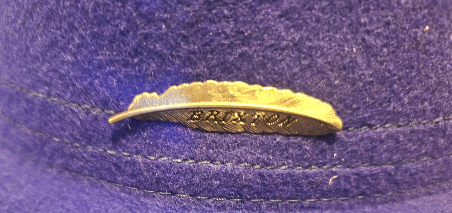 Brixton Blue Felt Hat - photo 2