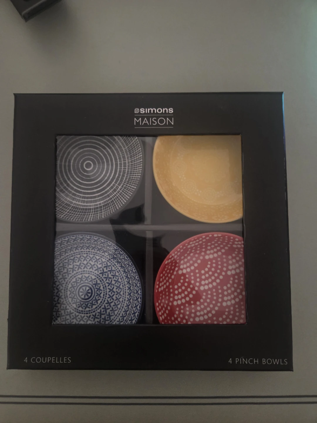 Simons Maison Set of 4 Pinch Bowls