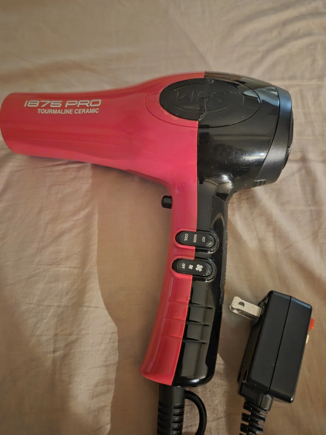 KISS 1875 Pro Tourmaline Ceramic Hair Dryer - photo 2