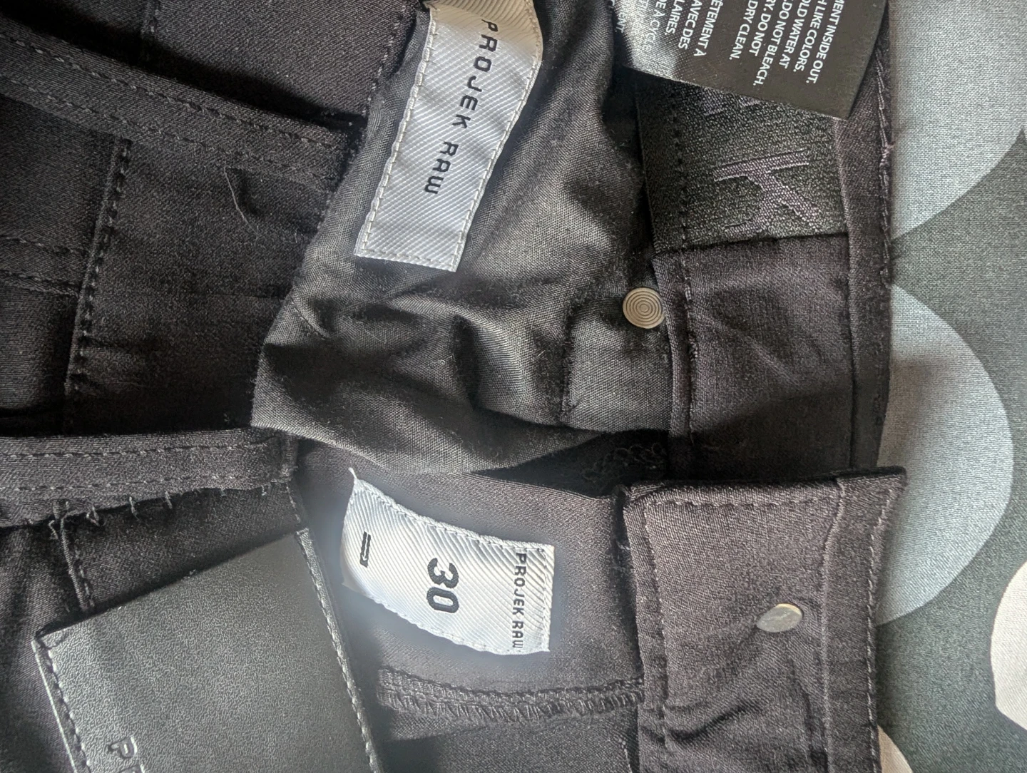 Men's black stretchy dressy pants - photo 3