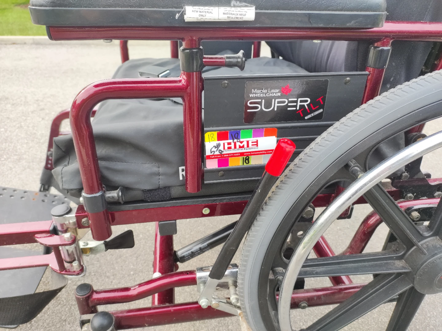 Maple Leaf Super Tilt Wheelchair - photo 5