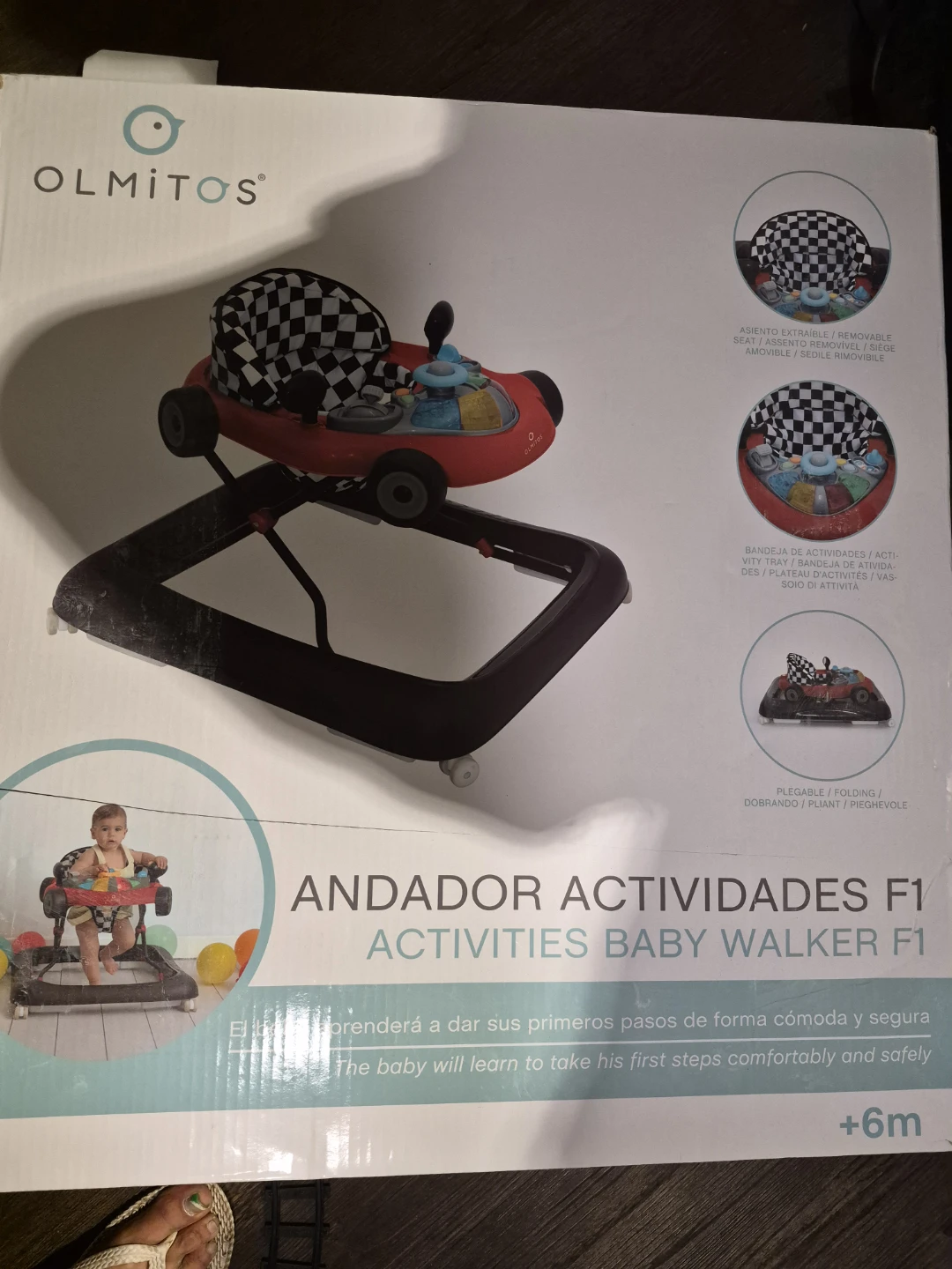 Olmitos F1 Activities Baby Walker