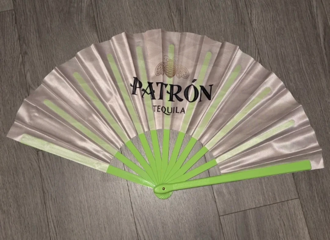 Patron Tequila Hand Fan