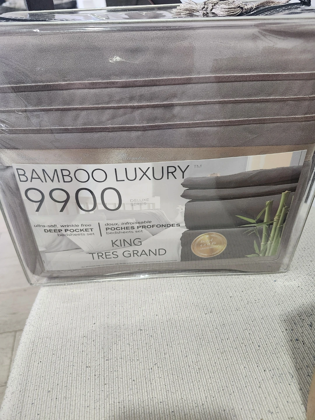 Bamboo Luxury 9900 King Size Bed Sheet Set