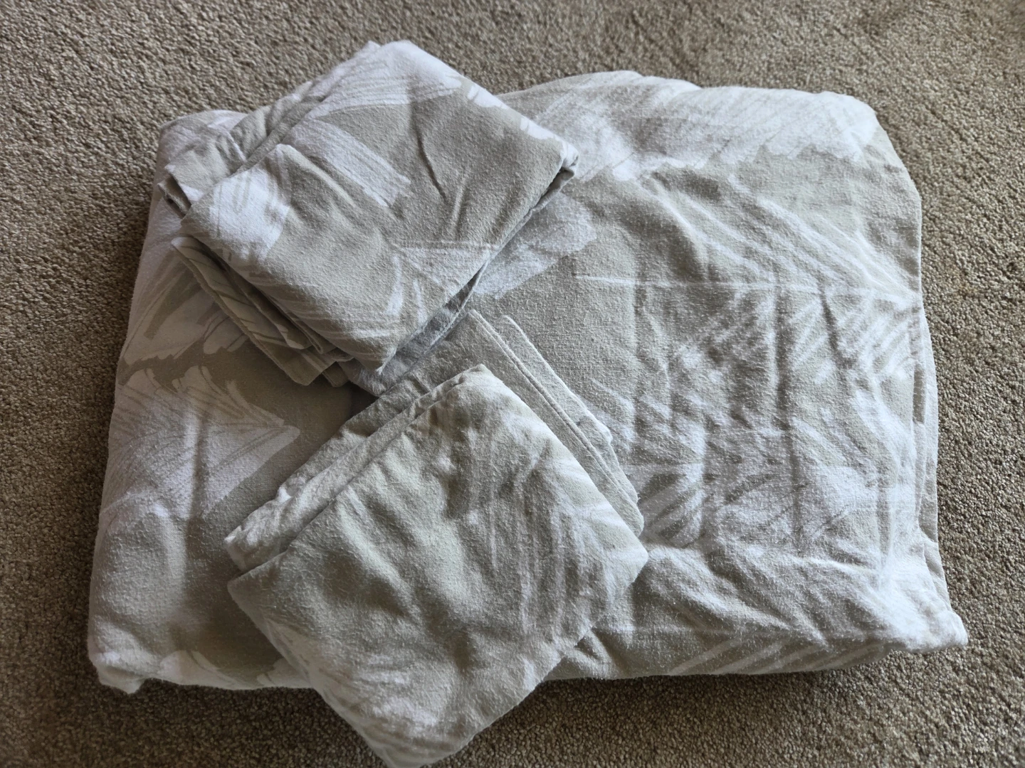 Flannel Duvet Cover Set with Matching Pillowcases