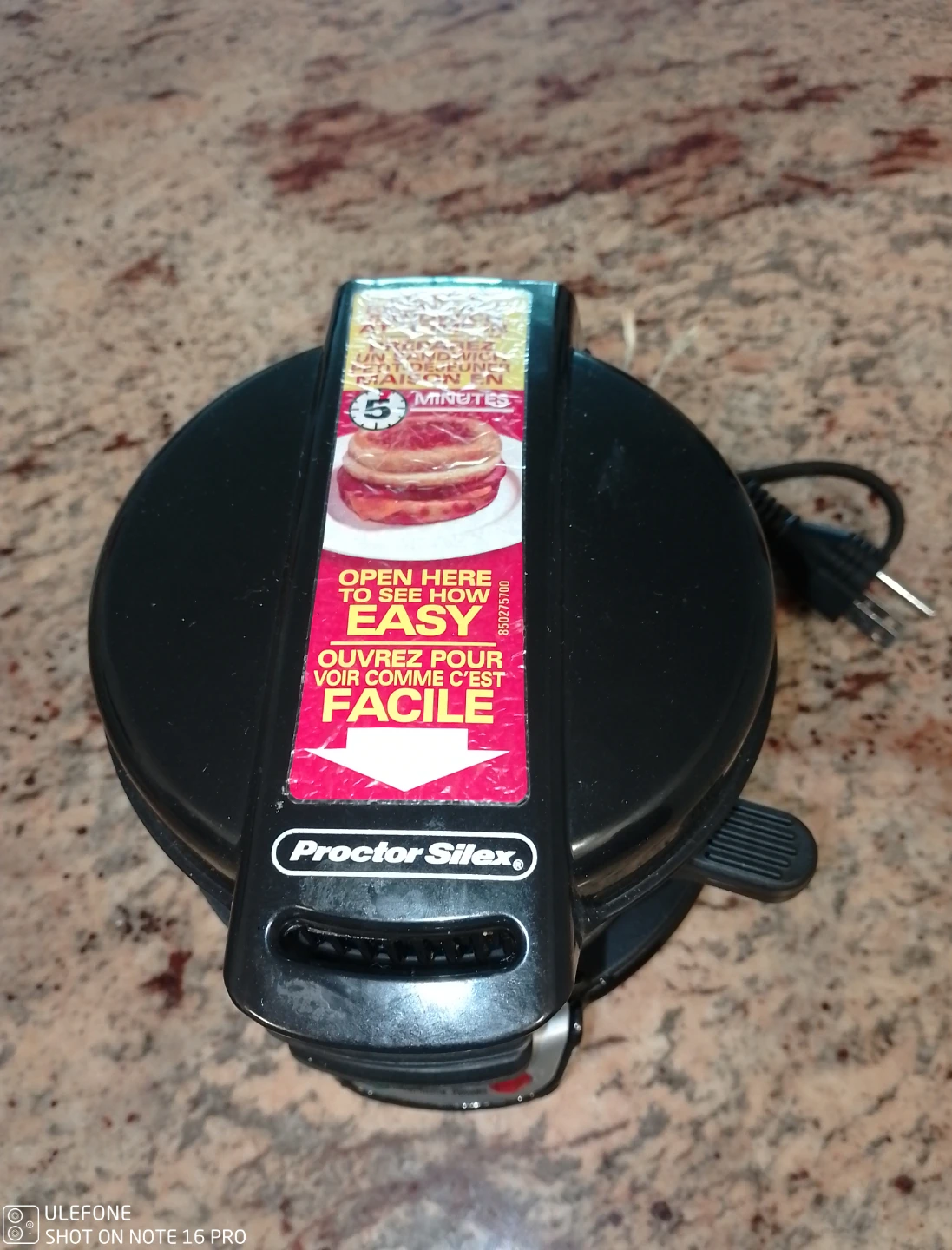 Proctor Silex Breakfast Sandwich Maker (Cash Only) - photo 2