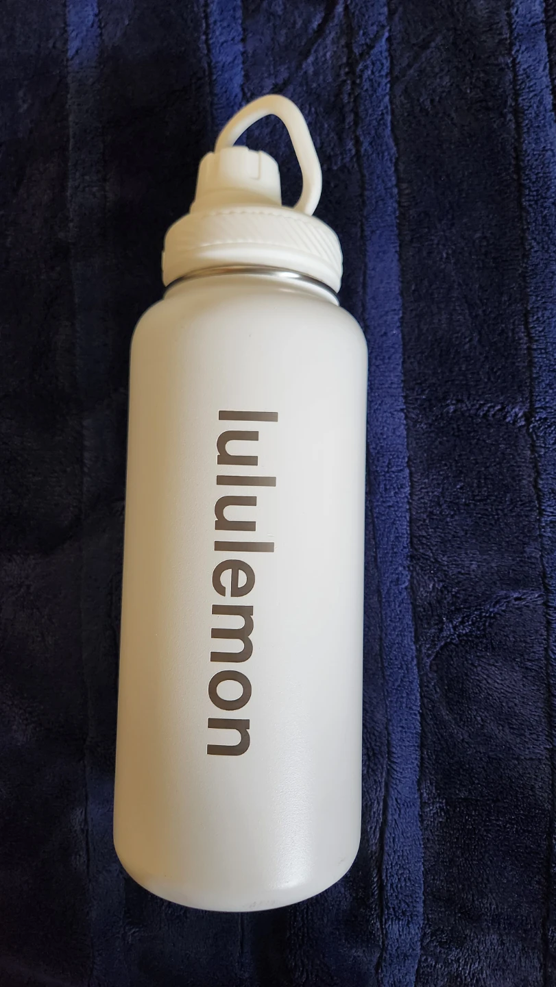 Lululemon White Water Bottle