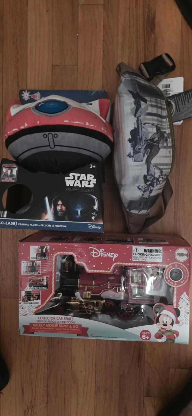Star Wars and Disney Mickey Mouse Train Collector Set