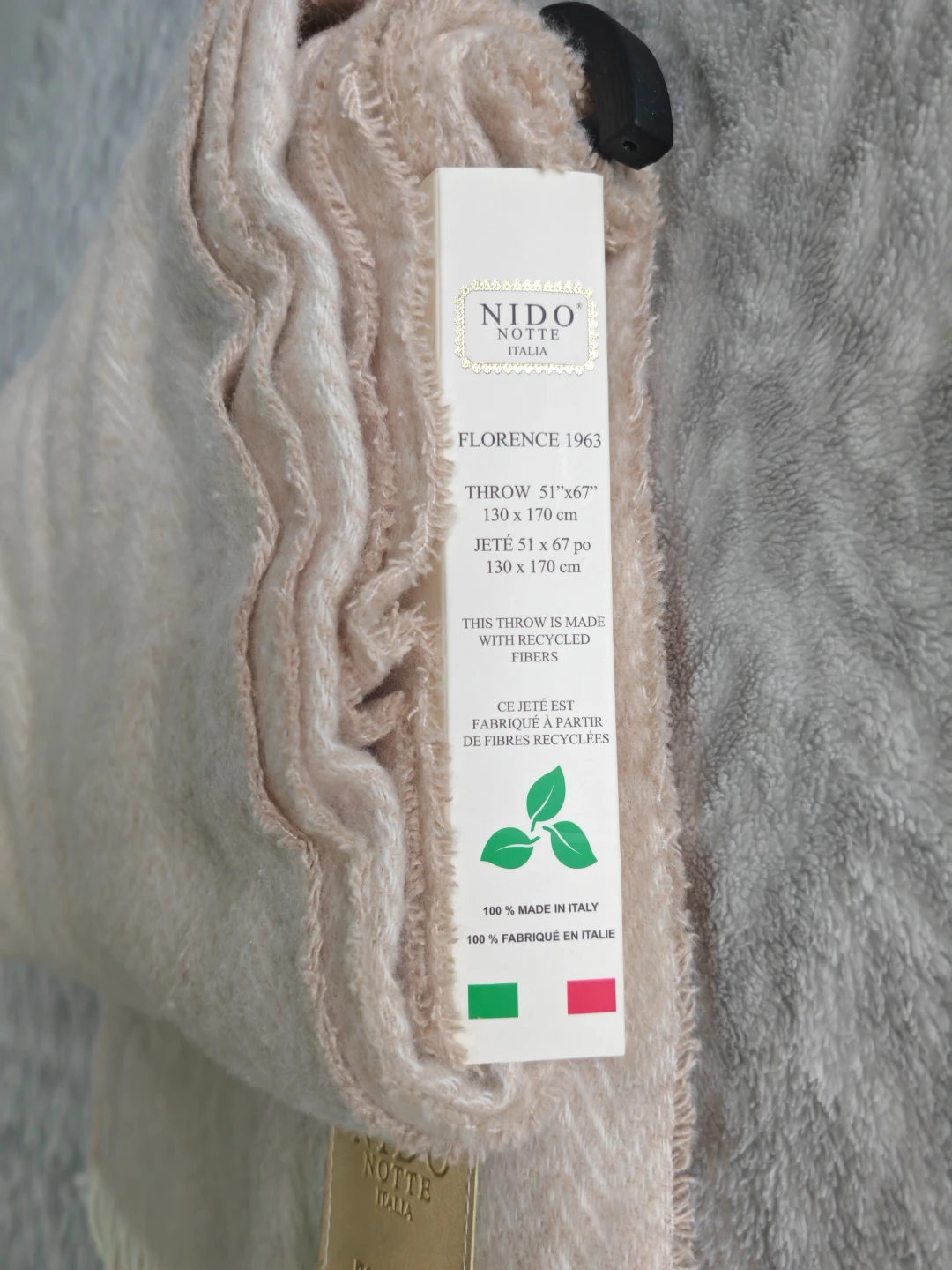 NIDO NOTTE Italian Throw – Premium Quality – Made in Italy - photo 2