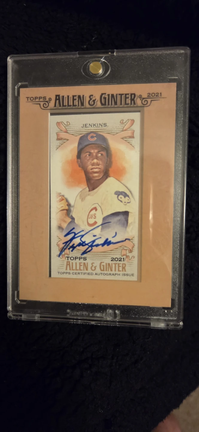 2021 Topps Allen & Ginter Fergie Jenkins Mini Frame Autograph