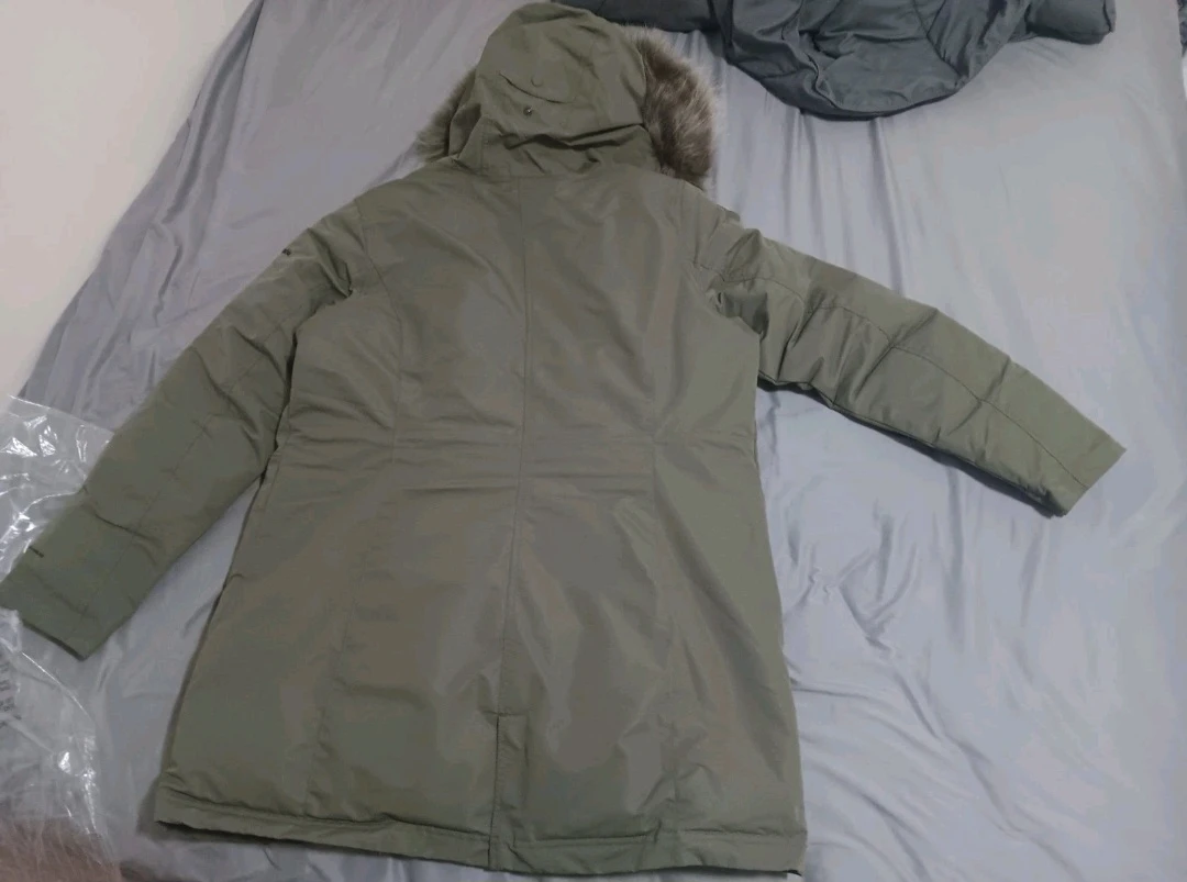 Bnwt XL COLUMBIA Omni-Heat Women's Olive Green Parka w Faux Fur - photo 5