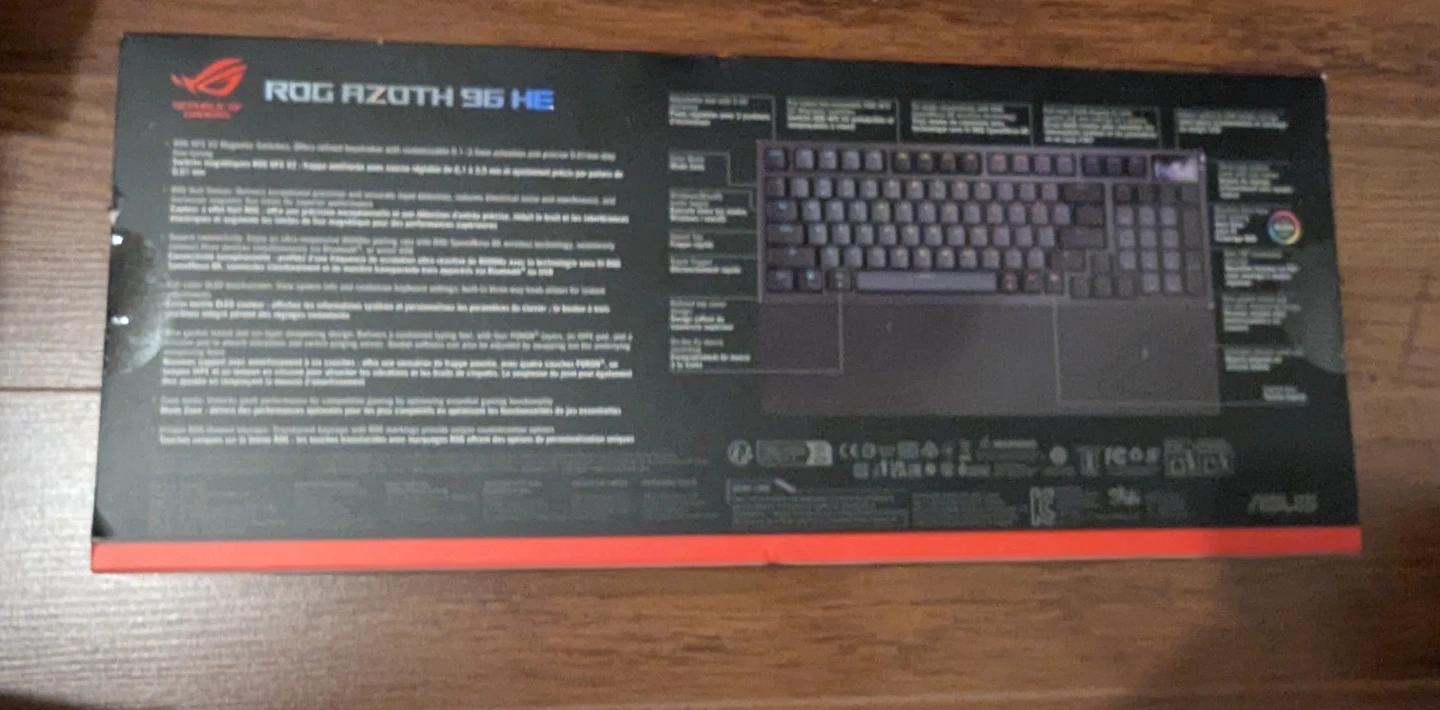 Asus ROG Azoth 96 HE gaming keyboard brand new sealed box - photo 2