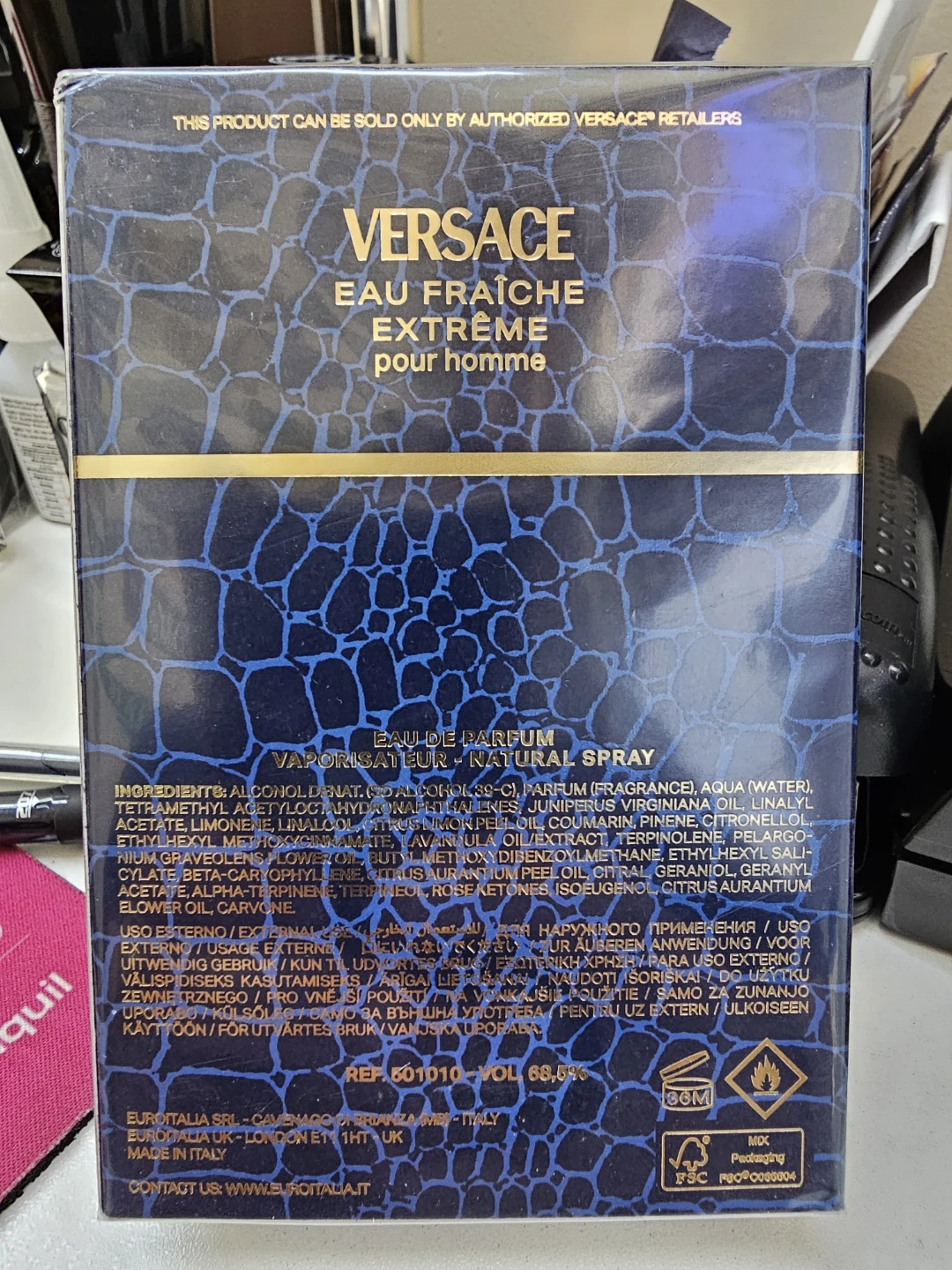 Versace Eau Fraiche Extreme Pour Homme 100ml - photo 2