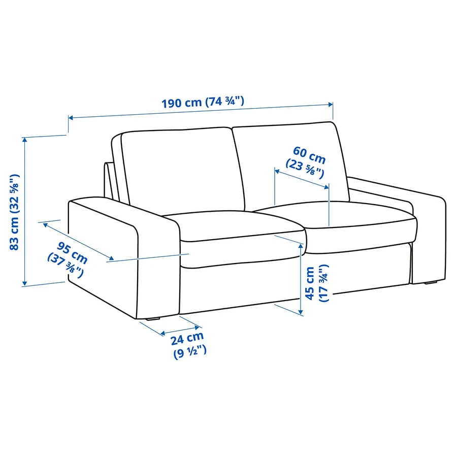 IKEA 2-Seat Sofa - photo 5
