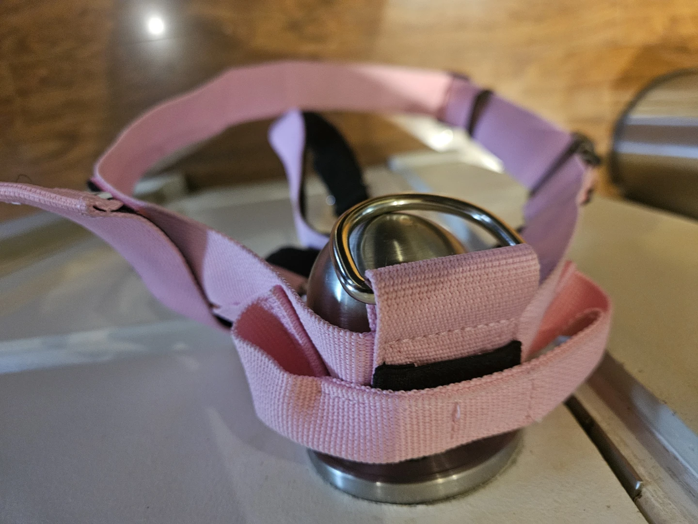 Pink dog harness